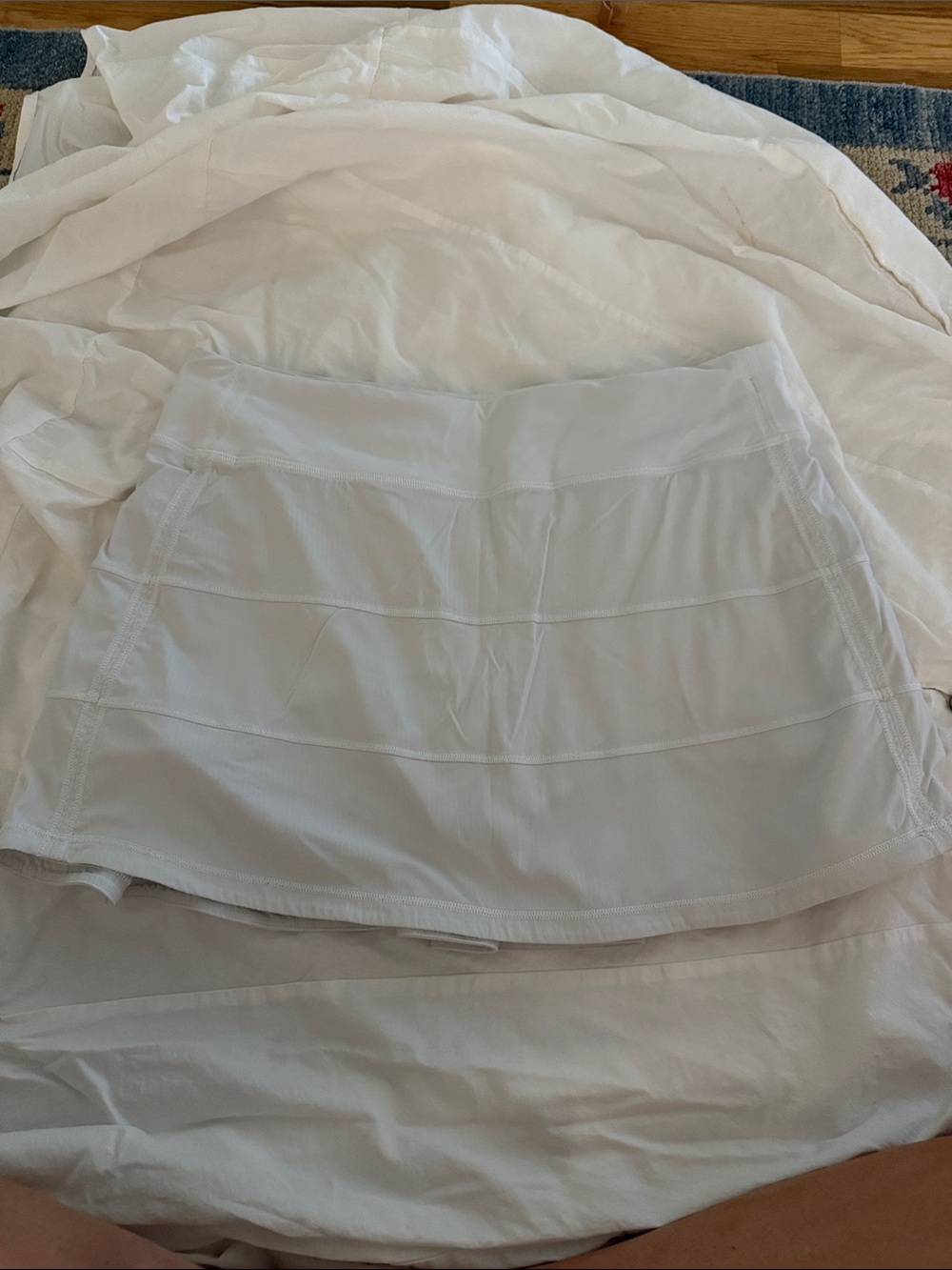 Lululemon White Pace Rival Skort - Size 6